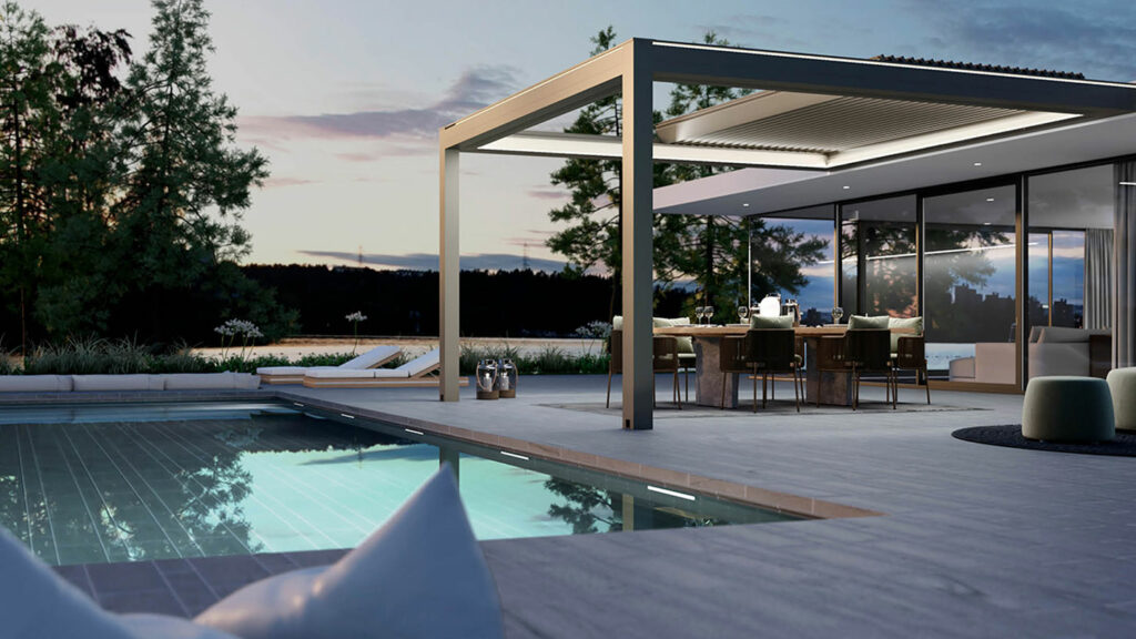 pergola bioclimatique Réunion 974