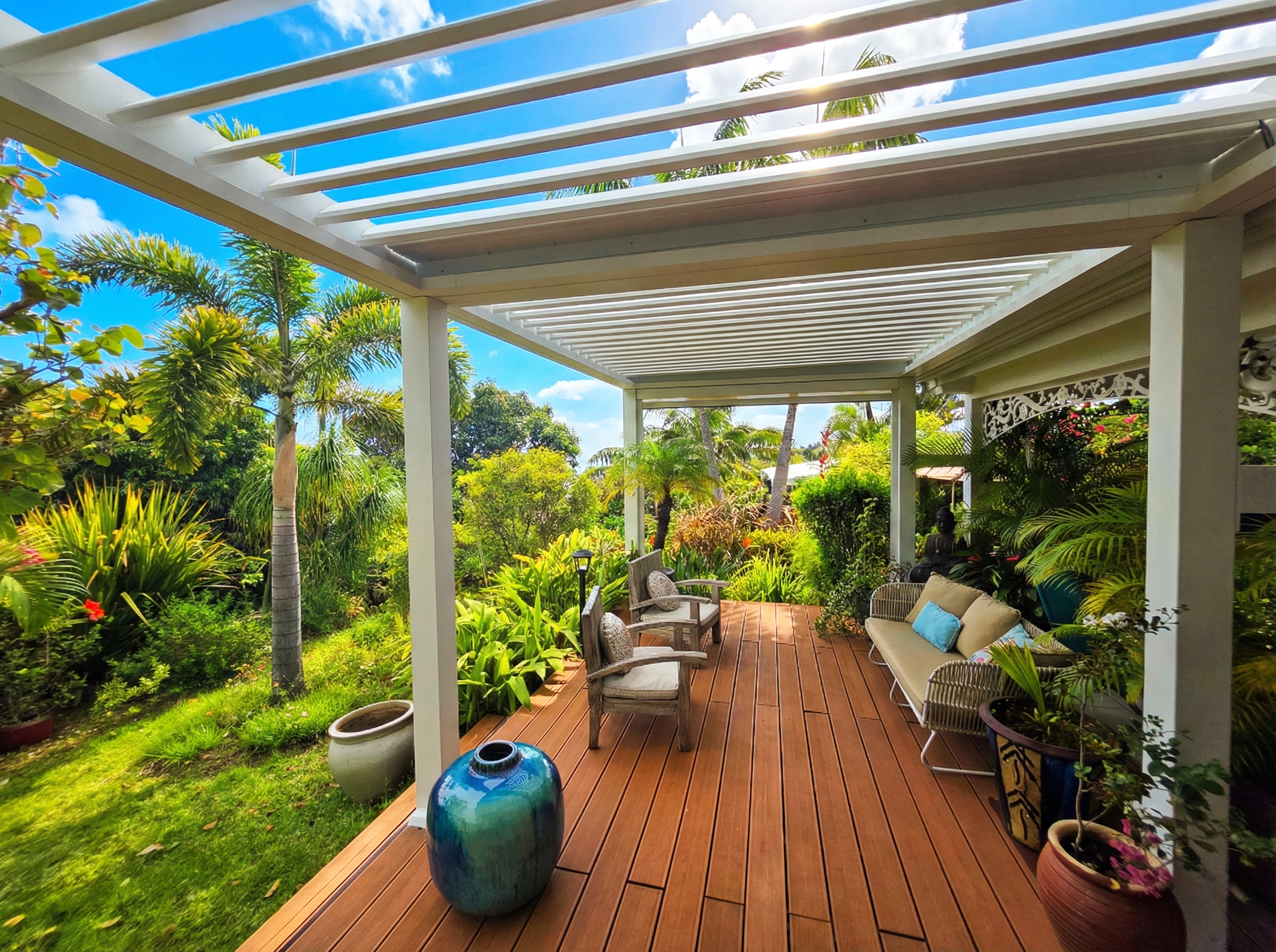 PERGOLA BIOCLIMATIQUE REUNION